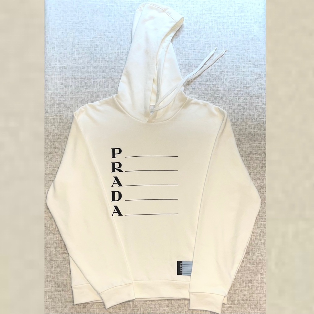 Prada logo hoodie